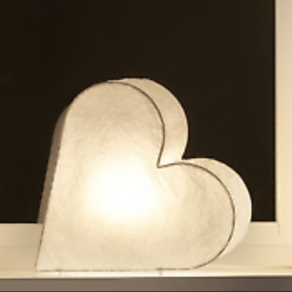 IKEA strala heart shape light